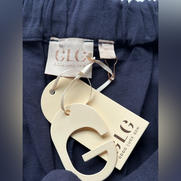 Good Luck Gem Navy Women's Maxi Cropped Pants - Picture 5 of 5